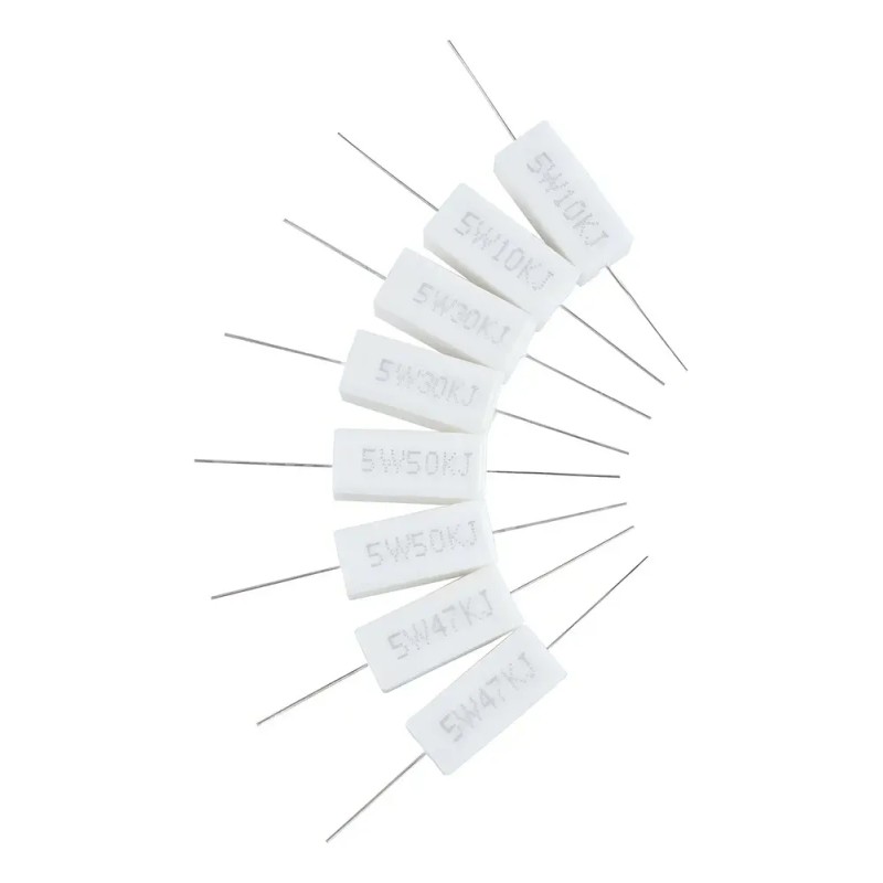 Kit Resistencias de Cemento 5W 100 a 100K Ohm 60