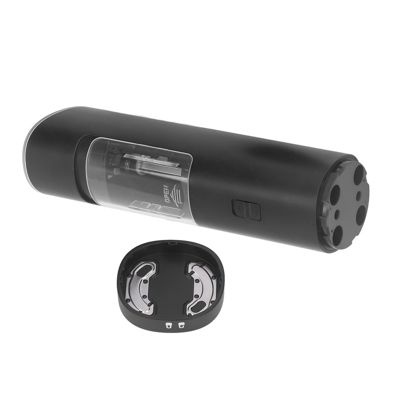 Electric Pepper Grinder Stainless Steel Wireless Visual Pepper Salt Grinder