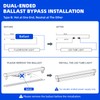 Barrina T8 LED Bulbs 4 Foot, Type B, 24W, 3200LM,