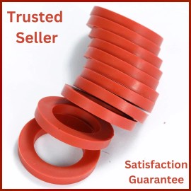 Does Not Apply 40-Piece Rubber Garden Hose Washers, Fits Standard 3/4 Shower Hose & Faucet