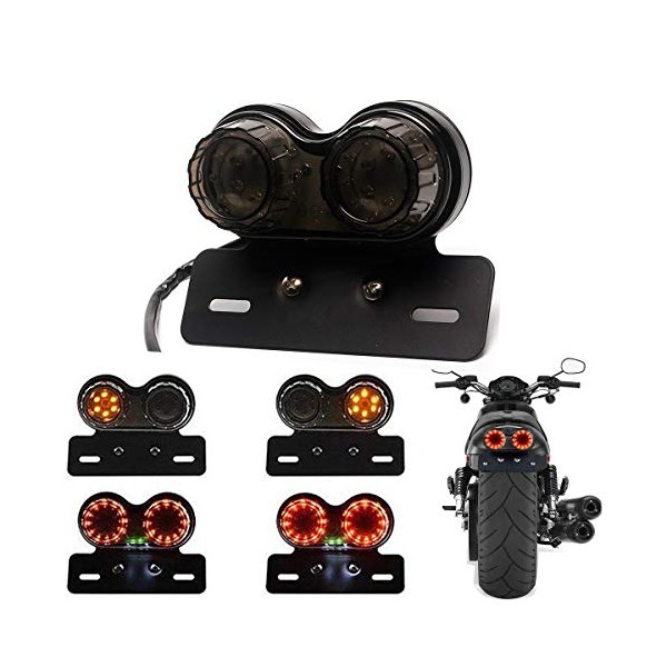YIBO 40W Motorcycle Tail Light Integrated Running Lamp Brake&Turn Signal