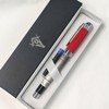 Masonic Symbols Engraved Heavy Weight Silver Metal Fountain Pen, Gift