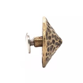 Stecksstore Black Smith Cone Concho Antique Brass Pewter 1" 7435-09 Made in USA