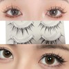 ALLVD False Eyelashes Natural False Eyelash Bundles Feeling Eyelashes Firm