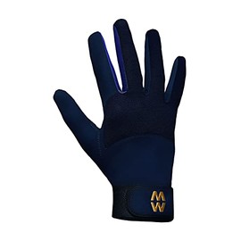 MacWet Mens & Ladies 1 Pair Short Mesh Sports Gloves - Navy 9