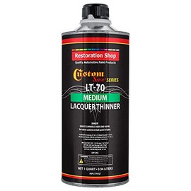 Restoration Shop Acrylic Lacquer Medium Thinner Automotive Grade Low-Temp Topcoat Thinner Quart