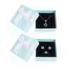 2 Pack Jewellery Gift Box 7.5x7.5x3.5cm Small Gift Boxes with