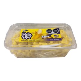 Gomitas Pela Frut Kalú Sabor Plátano 160 Piezas 800g