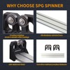 SPG Archery Arrow Spinner Spin Tester, Arrow Roller Straightness Squaring