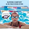 BNGXR Swimming goggles, anti-glare swimming goggles with anti-fog and UV