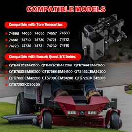 136-4213 Mower Brake Control Module Compatible with Toro E-Series Timecutter Exmark Quest S-Series Lawn Mowers, 130-6892 132-0935 136-7480 Lawn Mower Brake Box Controller Assembly, 3 Years Warranty