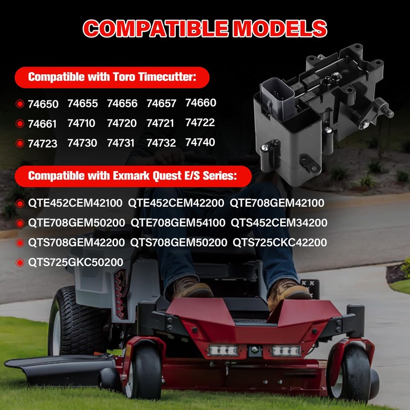 136-4213 Mower Brake Control Module Compatible with Toro E-Series Timecutter