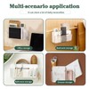 xiruiubao Wall Mount Organiser, Remote Control Holder, Wall Mount, Double
