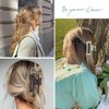 Sisiaipu Pinzas para El Cabello Medianas de 3,5", 6 Piezas