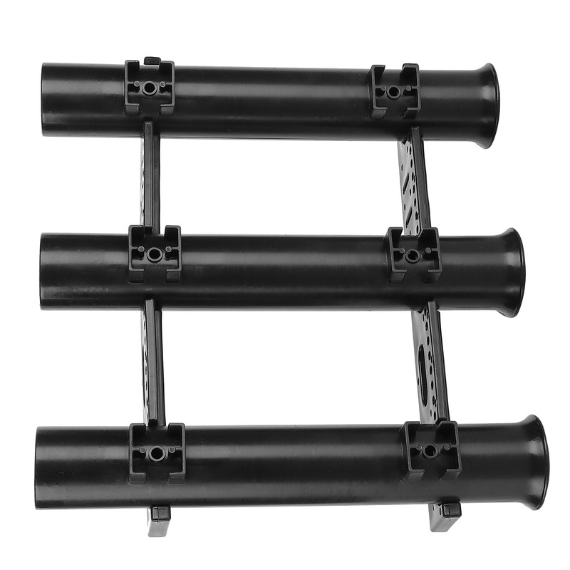 Outdoor Fishing Vertical 3‑Link Fishing Rod Rack Storage Holder Pole