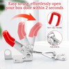 Pack of 8 Tension Clasps, Metal Crate Lock Adjustable with