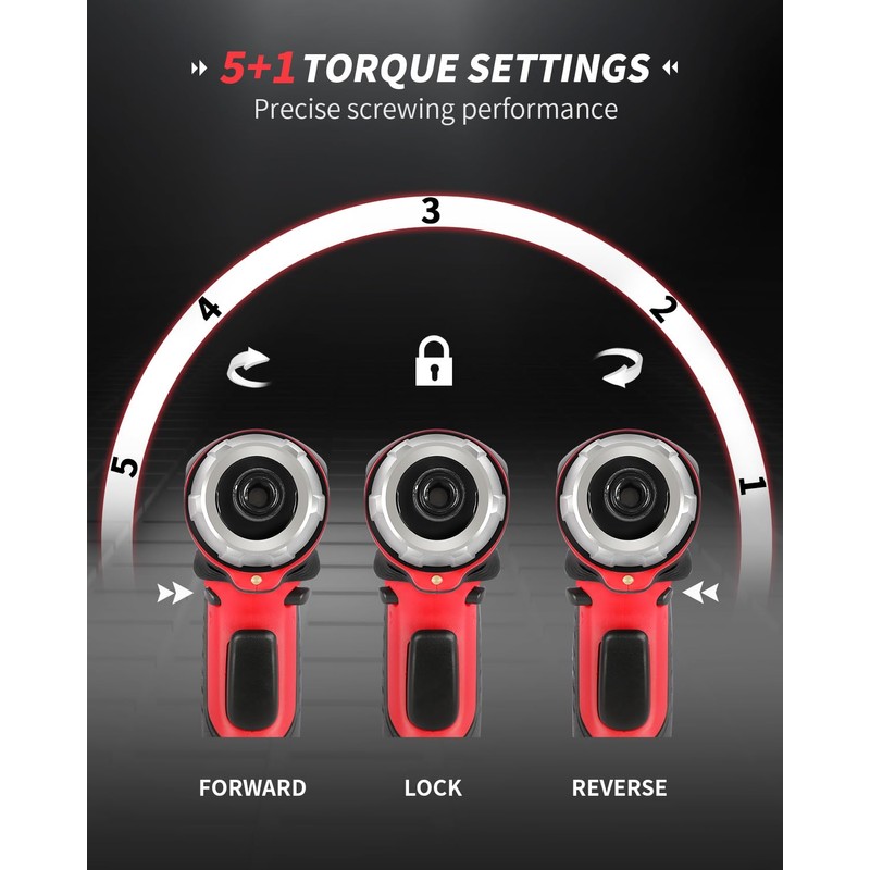 AVID POWER Electric Screwdriver Set Rechargeable 4V Cordless Screwdriver Kit