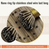 LaaVoo Nano Hair Extensions Real Human Hair Light Brown and