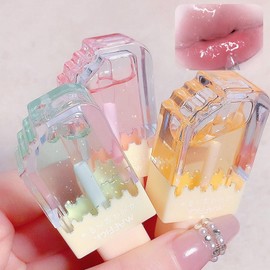 EONFAVE Clear Lipgloss 3 Pack, Klar Glänzend Lip Gloss Feuchtigkeitsspendend Lip Plumper Lippgloss, Lang Anhaltend Lippenfalten Aufhellen Lip Gloss 3 Farben Lipgloss Set Für Mädchen Und Frauen