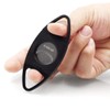 2 Pcs Pocket Cigar Cutter, OMGAI Double Stainless Steel Blade