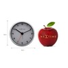 NeXtime alarm clock, "COMPANY ALARM" very silent, white / metallic,