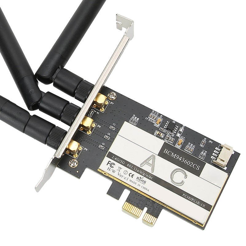 Wireless Card 802.11AC WiFi + for Bluetooth 4.0 Desktop WLAN