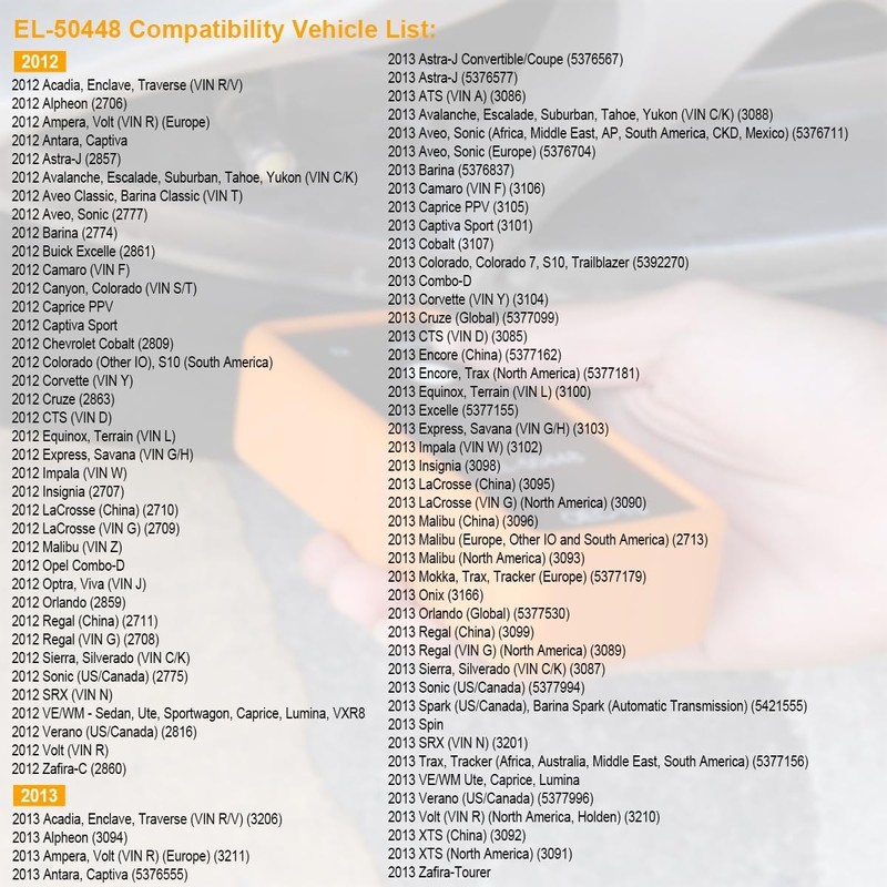 Bittwee EL-50448 TPMS Relearn Tool, Auto System Programming Training, OEC-T5