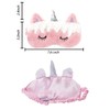 4 Packs Eye Mask for Sleeping Annimal Eye Mask Plush
