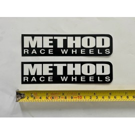 Unbranded 2 METHOD WHEELS stickers decals Racing offroad overland adventure trails outdoor