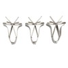 6pcs Parrot Fruit Vegetable Clips Stainless Steel Bird Cage Feeder