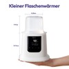 NCVI Baby Bottle Warmer, Quick Heating with LCD Display, Defrost