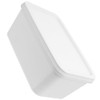 Kichvoe Ice Cream Container with Lid Rectangle Dessert Storage Tubs
