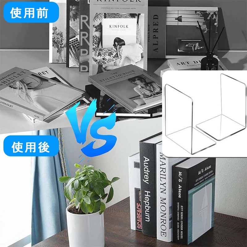 KALOLINNA Display Stands, Set of 6, Acrylic Stands, Stability, Display