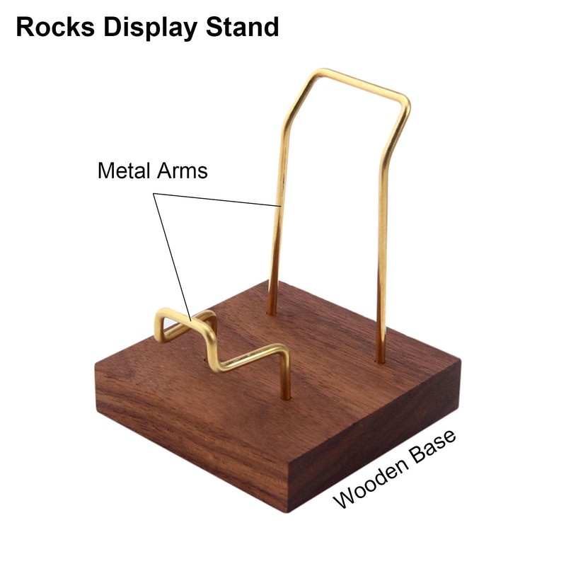 Display Stand for Crystals | Rock Display Stand Brass, Display