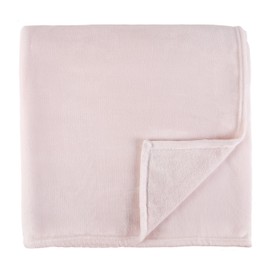 Sleeping Partners Luxe Solid Plush Blanket Twin Blanket-68 X90, Twin, Blush