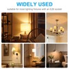 Powfloven E26 Rechargeable Light Bulbs with Remote and USB Charging,