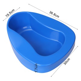 Bedpan for Urine Thick Urinal Bed Pan Portable Urine Bottle Unisex Commode Bed Bedbound Emergency Bedridden Patients Pregnant Elderly Men and Women