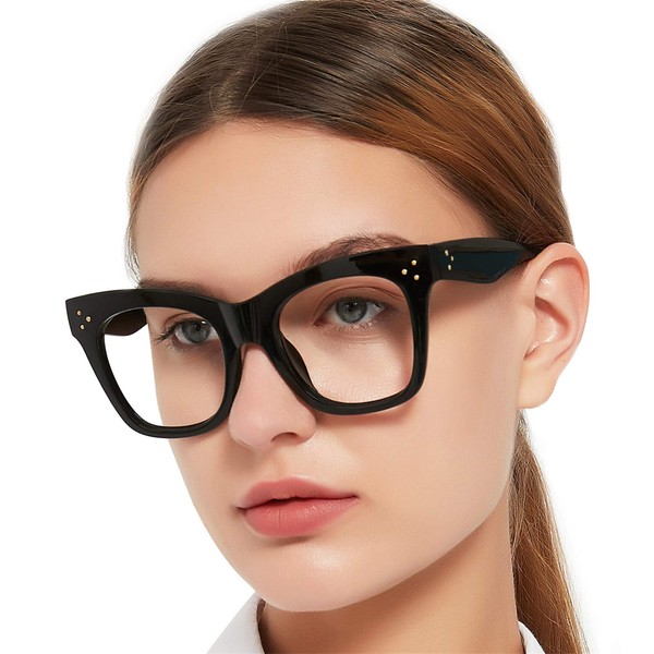 OCCI CHIARI Big Reading Glasses for Women Stylish Blue Light