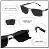 FONHCOO Reader Sunglasses Women and Men, Spring Hinge Sun Readers