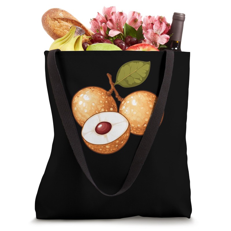 Longan Fruit In A Slice Tote Bag