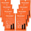 Jerify 8 Pack Fire Blanket for Home Emergency Fire Blanket
