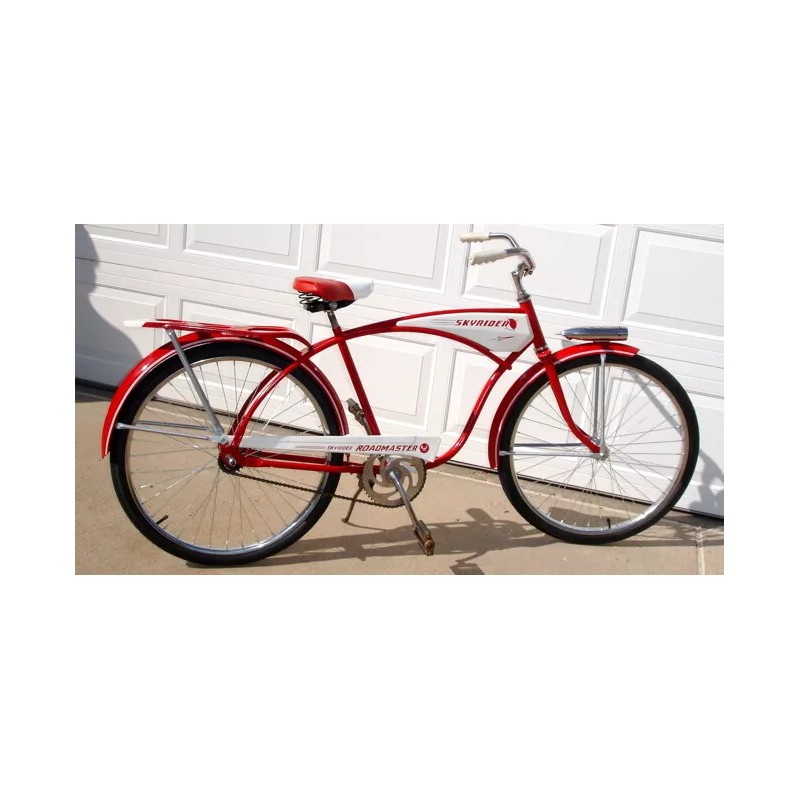 1959 men's AMF Roadmaster Skyrider vintage bicycle chain guard decal