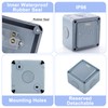 Weatherproof Electrical Outdoor Switch, Single Wall Light Switch IP66 Waterproof,