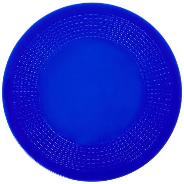 Dycem Non-Slip Mat, Ideal Daily Living Aid for Independent Living and Caregivers, Designed to Address Stabilization and Gripping Problems Found Around the Home, Blue Textured Pad 7-1/2" Diameter x 1/8"