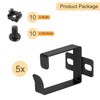 PATIKIL Server Rack Cable Management D Ring Hooks, 5 Set