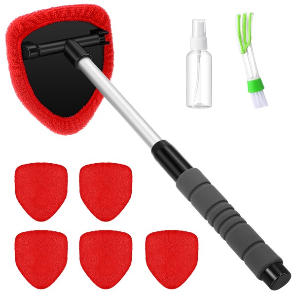 Baderke 8 Pcs Car Window Cleaner Kit Include Windshield Cleaning