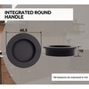 DOJA Barcelona | Integrated Round Black Handle | Diameter 40.5
