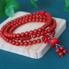 HETICA Cinnabar Necklace for Women Feng Shui Peace Talisman Good