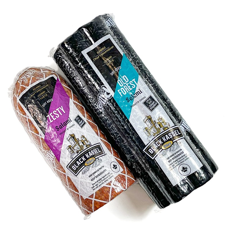 Old Forest and Zesty Combo, Dry Aged Salami Sausage by