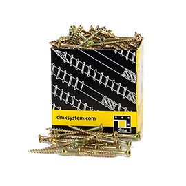 DMX - Wood Screws Torx - Chipboard Screws - Screws 3.0 x 40 - Construction Screws - Screws Set of 500 - Patio Screws - Torx Set - Wood Screws - Countersunk Screws Set